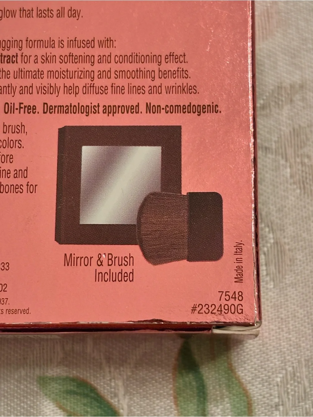 Physicians Formula Cashmere Wear Ultra-Smoothing Blush Natural Compact Brush NIB